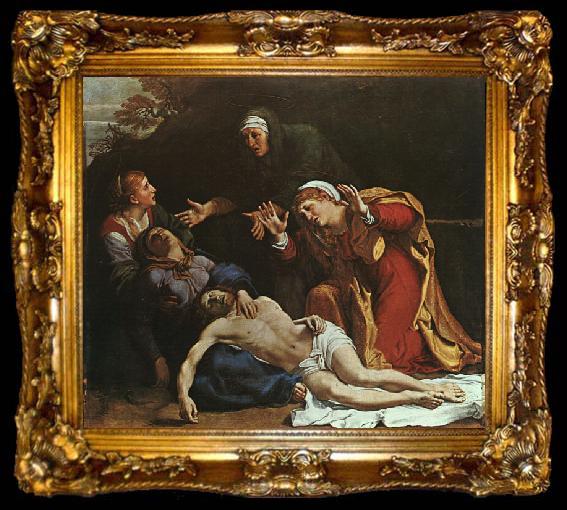 framed  Annibale Carracci The Dead Christ Mourned, ta009-2